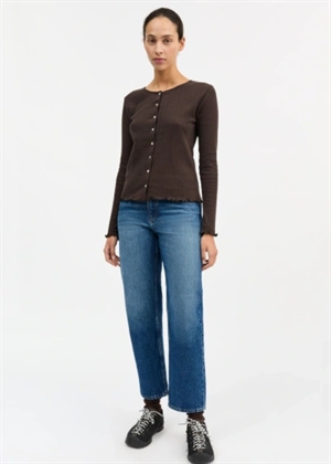 Edie cardigan Dark Brown Skall Studio 